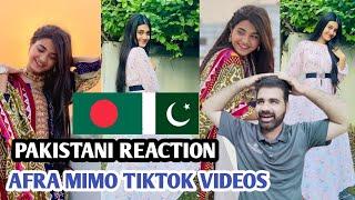 Pakistani React on Bangladeshi Tiktoker | Afra Mimo TikTok Videos | NA Reaction