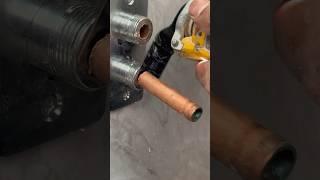 Cutting copper pipe with MULTI-TOOL #quick #diy #tips