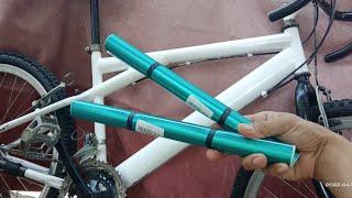 How to vinyl wrap a bike | Vinyl sticker installation | Tiffany color | Decal sticker