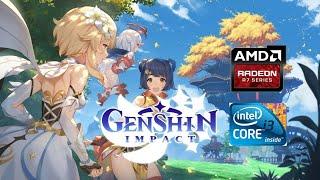 Genshin Impact Intel Core I3 4130 AMD R7 360