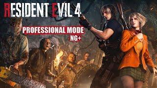 RESIDENT EVIL 4 REMAKE - Modo Profesional Juego completo NG+ Sin comentario Ingles sub Español PS5