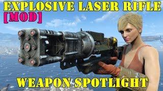 Fallout 4: Weapon Spotlights: Explosive Laser Rifle (MOD)