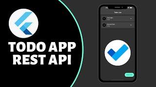 Todo App using Rest API | CRUD App | Flutter English Tutorial