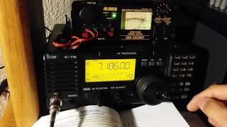 DX receive on IC-718 with EF wire antenna