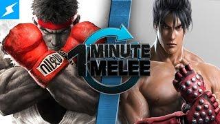 One Minute Melee - Ryu Vs Jin (Street Fighter vs Tekken)