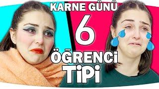 KARNE GÜNÜ ÖĞRENCİ TİPLERİ | Parodi | Karne Günü Okulda Görülen 6 Tip Öğrenci