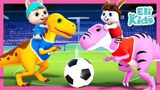 Dinosaurs Soccer | Eli Kids Fun Songs & Cartoons