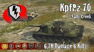 KpfPz 70  |  6,7K Damage 6 Kills  |  WoT Blitz Replays