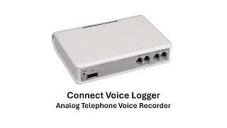 Connect Voice Logger - Analog Telephone Voice Recorder