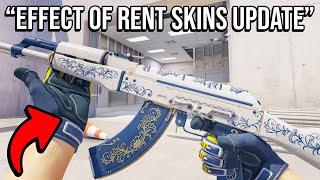 Aftermath of the CS2 Rent Skins Update...