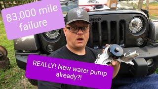 2017 Jeep Wrangler water pump change