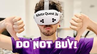 Meta Quest 3s - Reasons NOT to Buy 