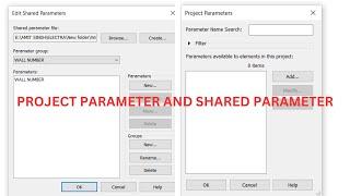 Understanding Shared Parameters and Project Parameters in Revit: A Comprehensive Guide