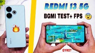 Redmi 13 5G Bgmi Pubg Test | Bgmi graphics settings, gyro test| redmi 13 5G bgmi gaming battery test