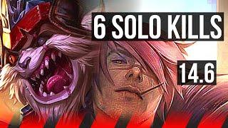 KLED vs SETT (TOP) | 11/2/13, 6 solo kills, 1100+ games, Dominating | EUW Master | 14.6