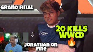 Jonathan 20 kills WWCDIn Grand Final | Scout Shocking React on Jonathan
