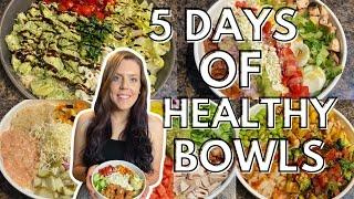 5 DAYS OF HEALTHY BOWLS! | Healthy Meals I Eat to Lose Weight | WW PersonalPoints