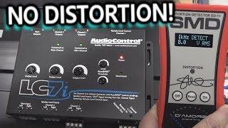 Add Amps not Distortion! AudioControl LC7i 6 Channel L.O.C. Hooked up, Gains Set, Played full tilt