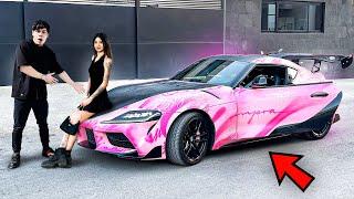 My friend visited me in her pink Supra MK5 and this is how I reacted - Yair17