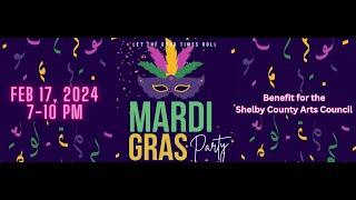 Mardi Gras at the Shelby County Arts Council | February 17, 2024