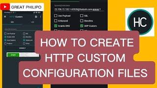 How to Create HTTP Custom Unlimited File #vpn #hack