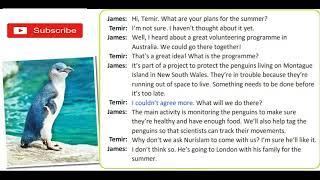 James and Temir (Dialogue) Excel 8 Module 6d