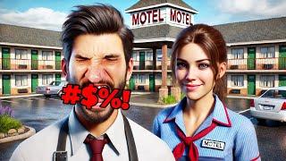 MARIOLA DO SZAŁU MNIE DOPROWADZI!!! MOTEL MANAGER SIMULATOR #10 #simulatorgames #gameplay