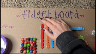 all of my HATED FIDGETS | fidget board asmr 