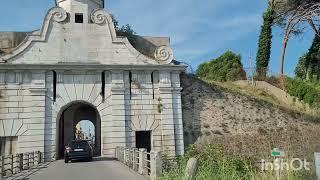 Город крепость-звезда Пальманова.ВоротаАквилея.ВоротаУдине.Palmanova.Porta di Aquileia e di Udine