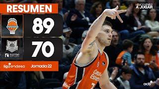 Valencia Basket - Surne Bilbao Basket (89-70) RESUMEN | Liga Endesa 2024-25