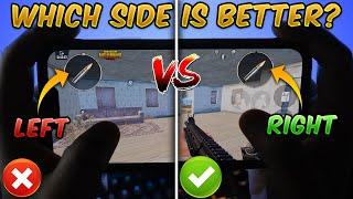 Left vs Right Fire Button (PUBG Mobile & BGMI) Which is better? Guide/Tutorial Tips & Tricks Handcam