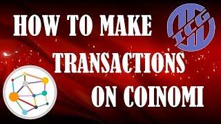 HOW TO MAKE COINOMI WALLET TRANSACTIONS