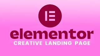 Elementor Landing Page Website Design | WordPress Elementor Pro Tutorial