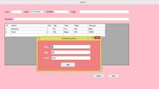 C# Add Row to Datagridview and Modify From Another Form Using c# | Amandeep Singh Bumrah