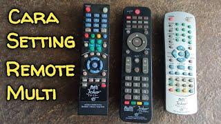 CARA SETTING REMOTE TV UNIVERSAL (REMOT MULTI JOKER)