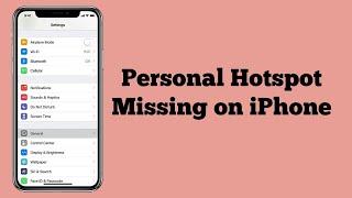 iPhone Personal Hotspot Missing/Not Showing on iOS 17 (Fixed)