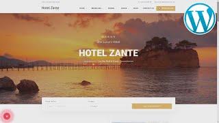 Zante Hotel Booking Website  WordPress Themes & Templates 