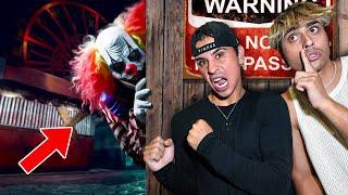 We Snuck Into A Carnival And Were Attacked By An EVIL CLOWN!