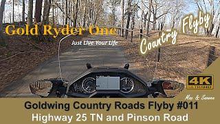 Goldwing Country Roads Flyby #011 Highway 25 TN and Pinson Road