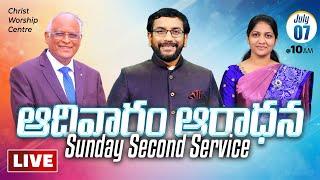 Sunday Service - 2 #LIVE Christ Worship Centre | 7th July 2024 | Dr John Wesly