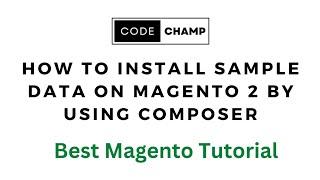 Magento 2 Install sample data | How to install sample data  using composer in Magento 2 | Magento 2