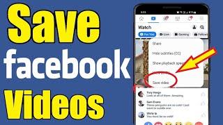 How to Download Facebook Videos on Android Devices Without any App Software Directly in the Gallery