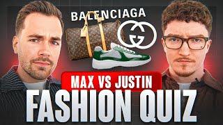 Max vs Justin! FASHION QUIZ ⁉️