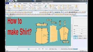 Gerber Shirt Tutorial | Shirt Design by Gerber Software | Men's Shirt Pattern Video |Gerber Software