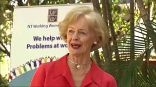 Dame Quentin Bryce AC CVO visits the NT Working Women's Centre