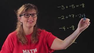 How to Add, Subtract, Multiply, & Divide Negative Numbers