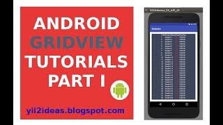 Android GridView Tutorials Part 1