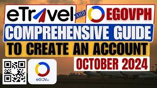 EASY TO FOLLOW ETRAVEL & EGOVPH APP COMPREHENSIVE GUIDE TO CREATE AN ACCOUNT | THIS IS REQUIRED