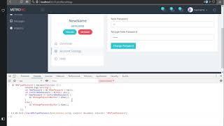 327 ASP .NET MVC - Isolate Change Password Feature Add New and Re Type Password Validation