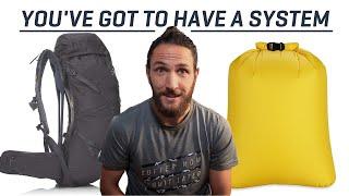 How I Pack a Backpack for Hiking (with a PACK LINER)